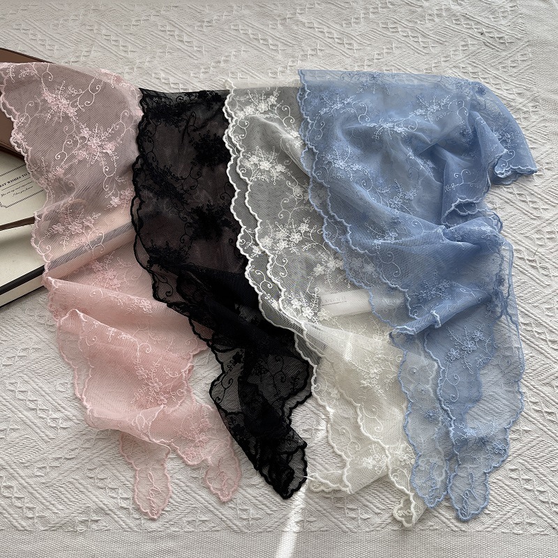 Headband Summer Knit - 2025 Lente Leuke Pastorale Stijl Driehoek