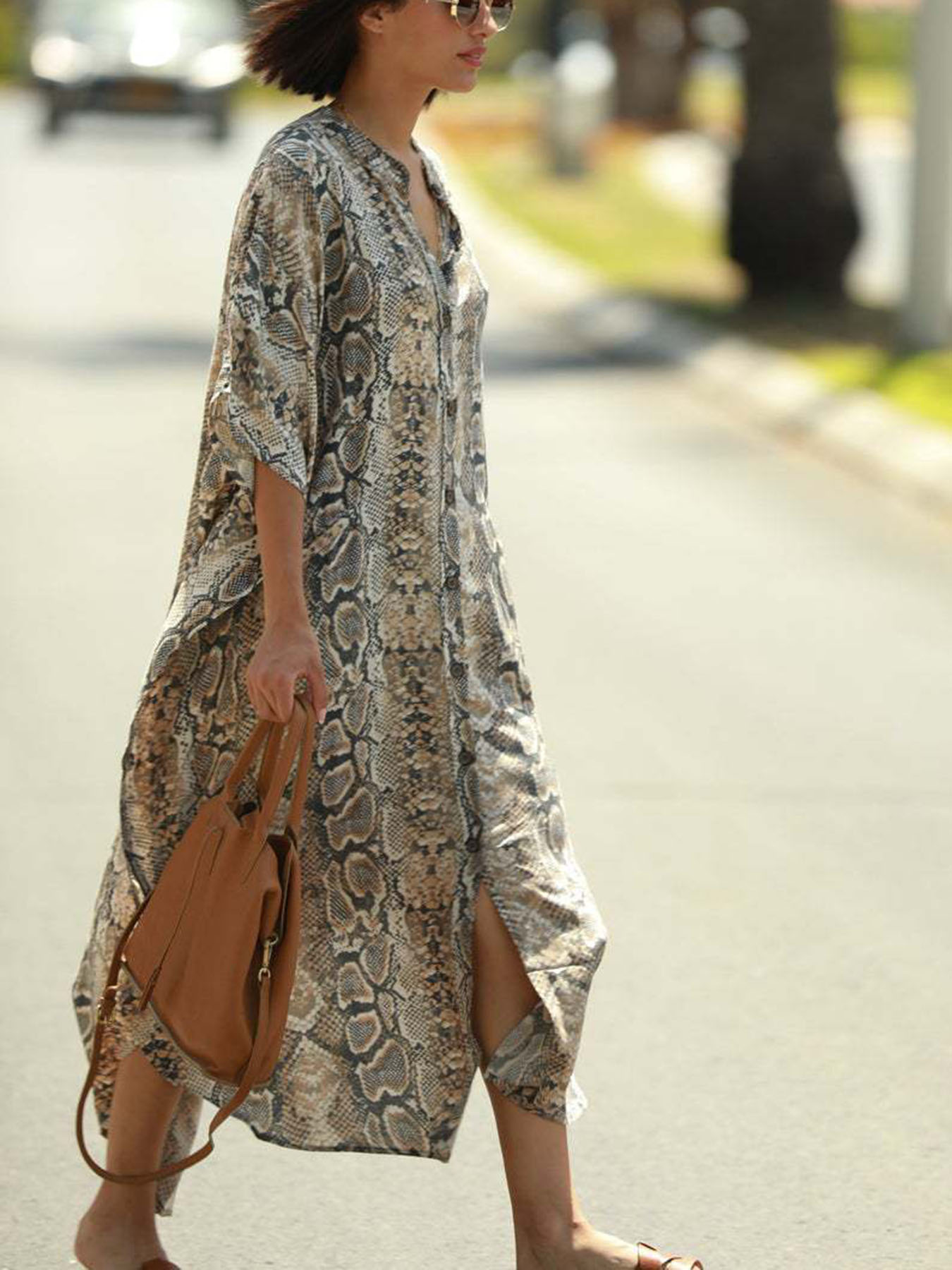 Strandjurk met Boheemse print  - Cover Up Kaftan recensie en prijs