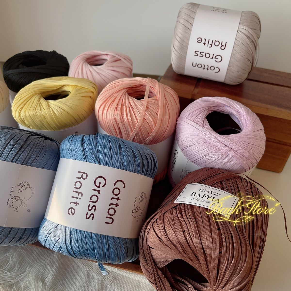 102M/roll Veelkleurige Raffia  - Crochet Bag Raffia recensie en prijs