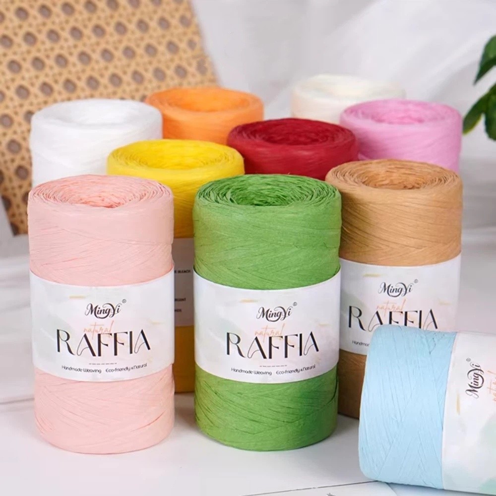 DIY Meerkleurig Raffia Garen D - Crochet Bag Raffia recensie en prijs