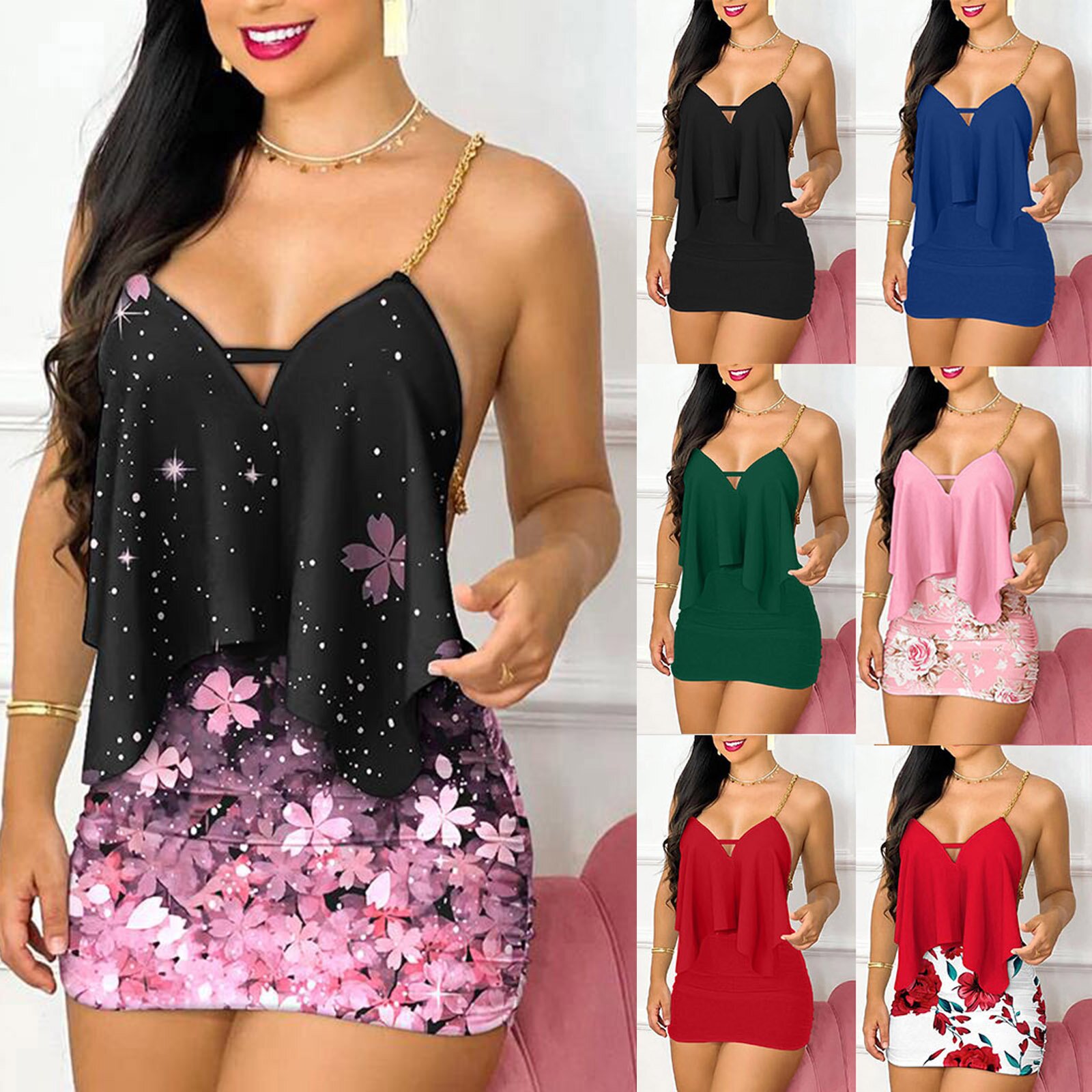 Damesjurken Zomermode Bloemenp - Romper Floral Print recensie en prijs