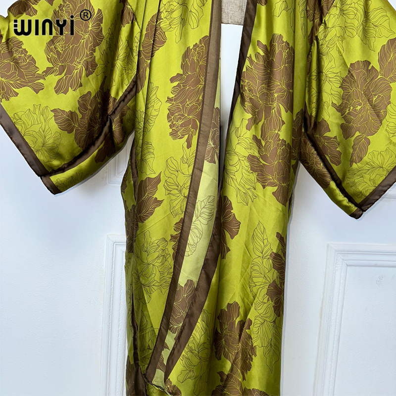 WINYI Afrika boho print Kimono - Cover Up Kaftan recensie en prijs